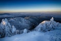 Postavaru mountain, Poiana Brasov resort, Romania Royalty Free Stock Photo