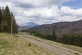 Postavaru mountain view from Diham cabana Royalty Free Stock Photo