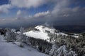 Postavaru mountains in winter Royalty Free Stock Photo