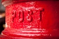 Postbox detail Royalty Free Stock Photo