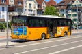 PostBus in the city of Solothurn, Swizerland