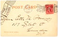 Postcard - 1907 Royalty Free Stock Photo
