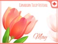 Postcard - greeting card Canadian festival