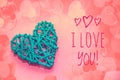 Postcard I love you. Feelings of lovers. Banner with text I love you. Love Royalty Free Stock Photo