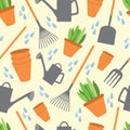 Seamless pattern tools for working in the garden