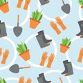 Seamless pattern tools for working in the garden