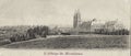 Postcard from 1901 showing the Maredsous Abbey l`Abbaye de Maredsous or Abdij de Maredsous