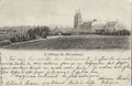 Postcard from 1901 showing the Maredsous Abbey l`Abbaye de Maredsous or Abdij de Maredsous