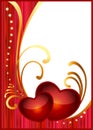 Postcard for Valentine's day Royalty Free Stock Photo