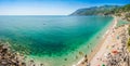 Postcard view of Amalfi Coast, Campania, Italy