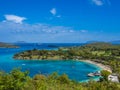 Postcard view from US Virgin Islands Royalty Free Stock Photo