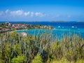 Postcard view from US Virgin Islands Royalty Free Stock Photo