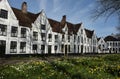 Postcards of Bruges beguinage 7 Royalty Free Stock Photo