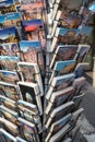 Postcards stand in Rome, Italy