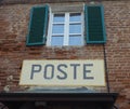 poste (Post Office) sign Royalty Free Stock Photo
