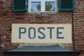 poste (Post Office) sign Royalty Free Stock Photo