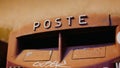 Poste retro italian mail box.