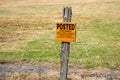 Posted keep out no trespassing Royalty Free Stock Photo