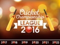 Poster, Banner or Flyer for Cricket Championship League.