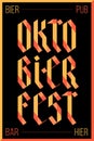 Poster for Oktoberfest festival