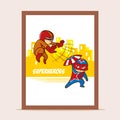 Poster Battle of Superheroes