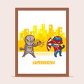 Poster Battle of Superheroes