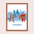 Poster Battle of Superheroes