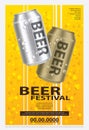 Poster Beer Template Design Royalty Free Stock Photo