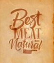 Poster best meat craft