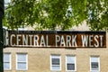 Poster of central park west, New York (USA Royalty Free Stock Photo
