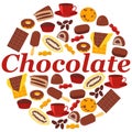 Poster chocolate products