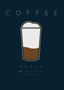 Poster coffee glace