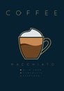 Poster coffee macchiato