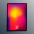 Poster with colorful gradient texture design for wallpaper, flyer, brochure cover, typography or other printing products Royalty Free Stock Photo