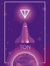 Poster for ton cryptocurrency