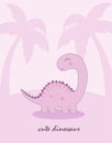 Poster of cute dino