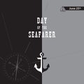 Poster for Day of the Seafarer Royalty Free Stock Photo
