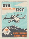 Vintage Drone Poster