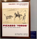 Poster Expo 61Galerie Bellechasse 1961 - Pablo Ruiz PICASSO