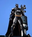 The bat man watching over the city.