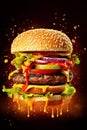 Poster of Fresh Delicious Burger