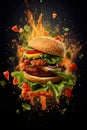 Poster of Fresh Delicious Burger