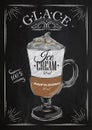 Poster glace chalk Royalty Free Stock Photo