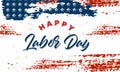 Poster Happy laborday Royalty Free Stock Photo