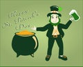 Poster Happy St. Patrick`s day Vector illustration