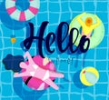 Poster hello summer