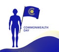 Poster Holiday Of Unity And Security - Commonwealth Day Calendar Holiday On March.