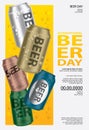 Poster International Beer day Template Design