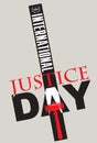 Poster International Justice Day