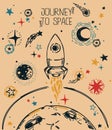 Poster for journey to space
